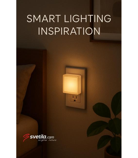 LED Nightlight Plug-in OLO 0,7W White – photo