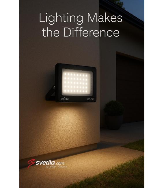 20W Black RGBW LED Floodlight - Tablet Design – photo