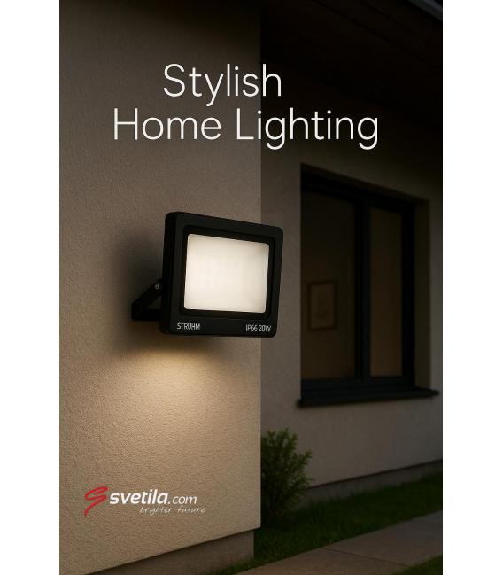 Projecteur LED RGBW noir 20W - Tablet Design – Photo