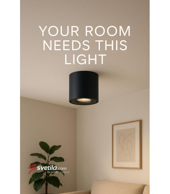 ZORBA DWL GU10 nero Apparecchio a soffitto – Foto
