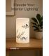 ZYTA E14 white artistic graphic tree motif 12364-38779