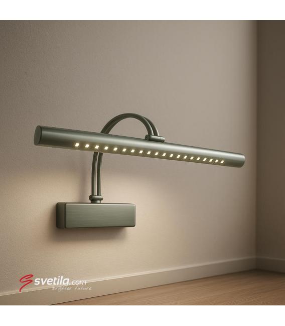 Luminaria LED BRENA de 6 W en cromo mate - para cuadros – foto