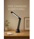 LED GIBON noire, luminosité et lumière blanche réglables 13568-38808