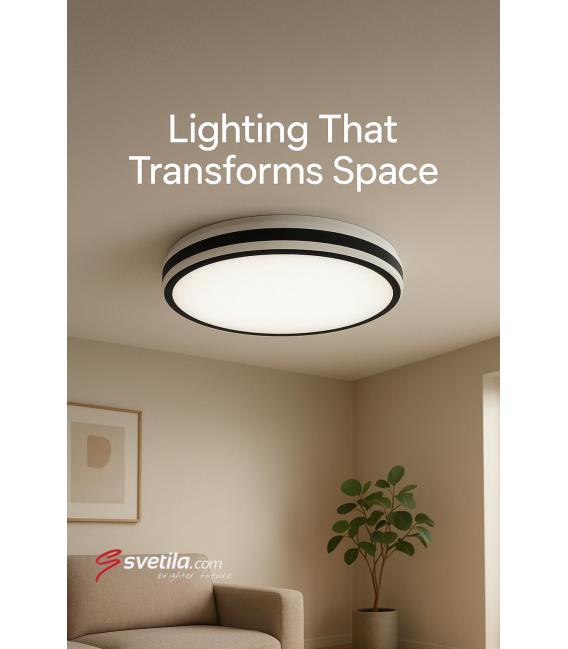 Ceiling LED Luminaire AURELIA C 24W NW - Water-Resistant IP44 – photo