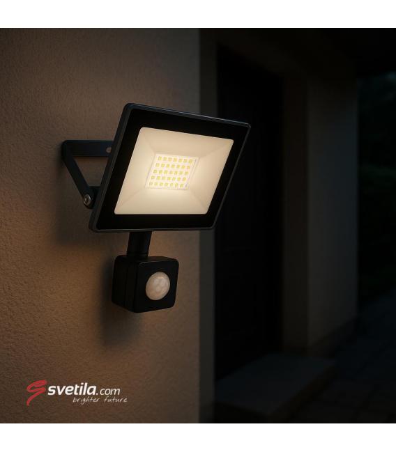 LED floodlight with motion sensor 30W Grey NW – photo