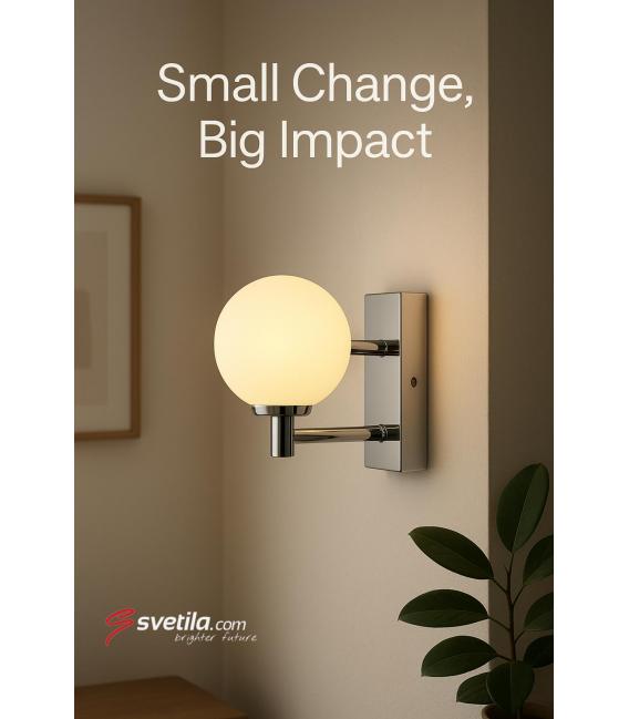 NELI 1L 6W WW Chrome LED Luminaire - Elegant Solution – photo