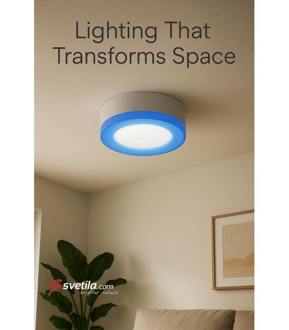 ALDEN C Apparecchio LED da soffitto da 3W - Doppio campo luminoso – Foto