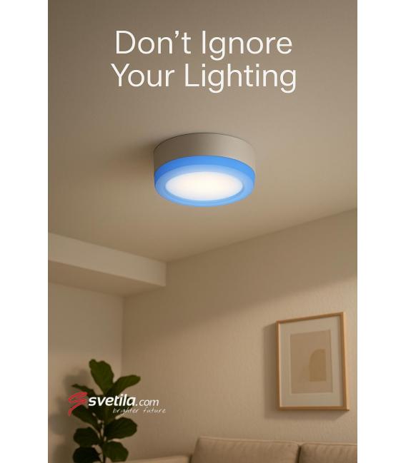 ALDEN C Luminaire LED de plafond 3W - Champs lumineux doubles – Photo