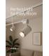 FRIDA TRA GU10 blanc / chrome 13609-38866