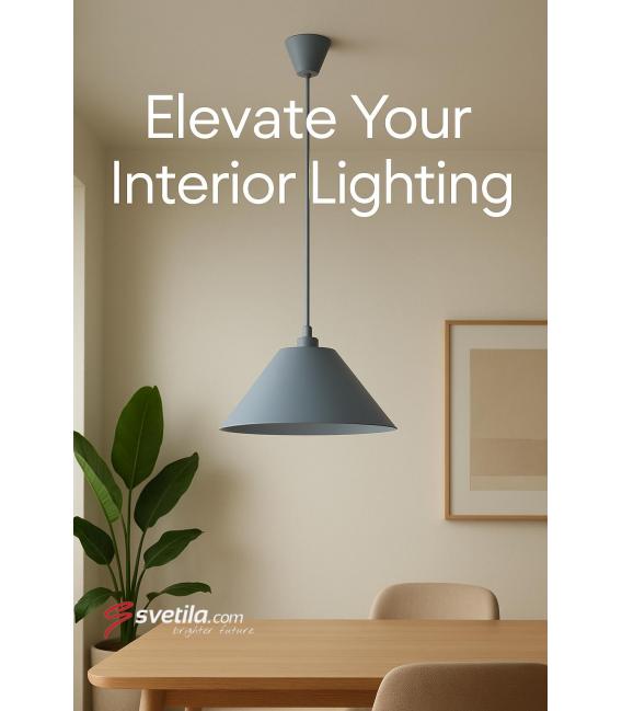Pendant Luminaire INKA 25 Grey – photo