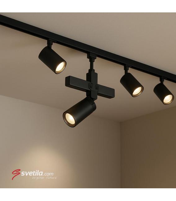 CONNECTOR X Schwarz - Premium-Schienensystem-Leuchten – foto