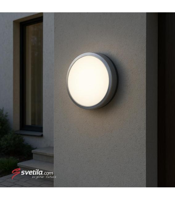 Luminaria LED de techo PLANAR 24W NW Plata - Iluminación exterior de fachadas – foto