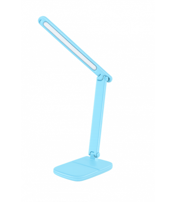 ZET Lámpara de escritorio LED azul - Brillo ajustable, control táctil del color – foto