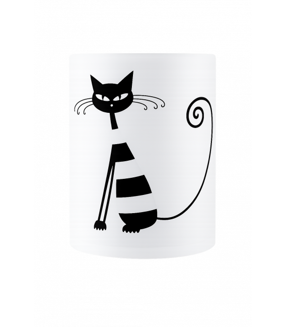 Einzigartige ZYTA Cat Motiv Tischlampe E14 - Beleuchten Sie Ihren Raum – foto