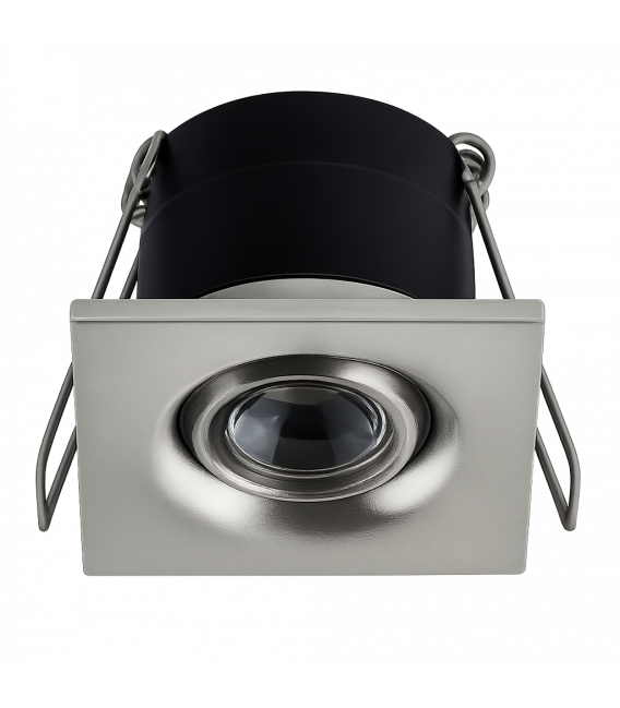 Lámpara empotrada LED GOL D 1.6W NW Decorativa, Cromo mate – foto