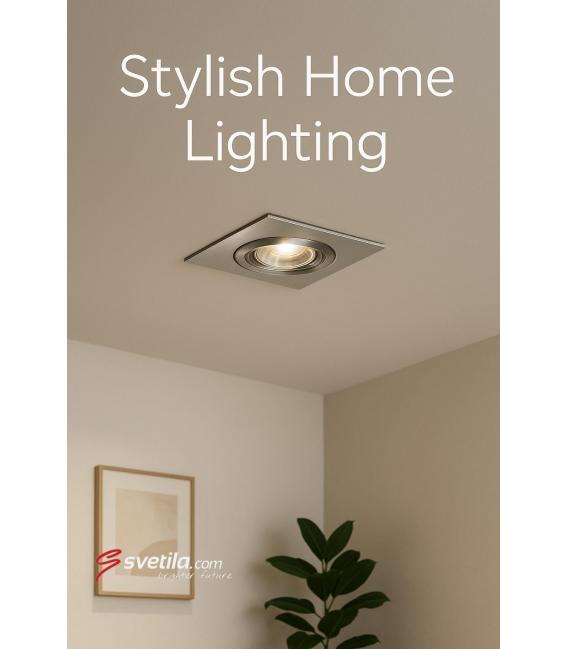 GOL D 1,6W NW Luce da incasso a LED Decorativa, cromo opaco – Foto