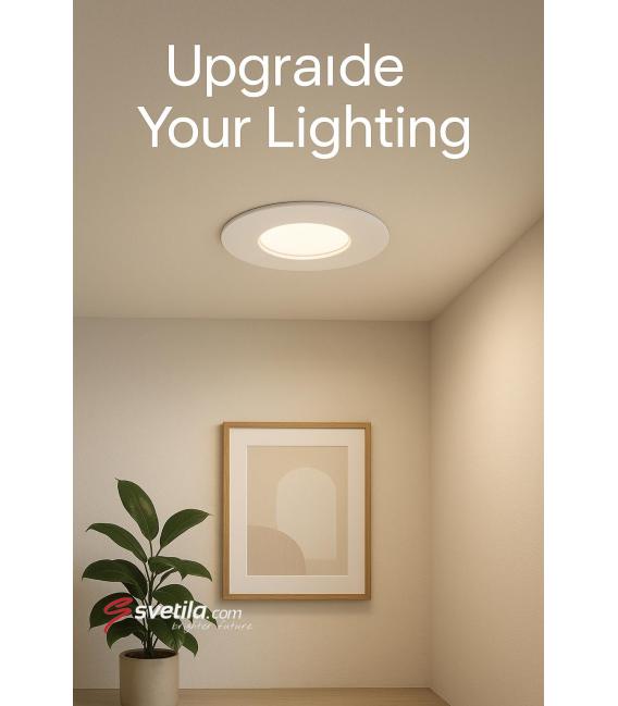 Plafond encastré LED Downlight SLIM C 3W Blanc CW – Photo