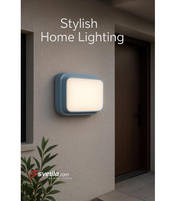 Luminaria de fachada exterior antipolvo 24W blanca - FILIP D – foto