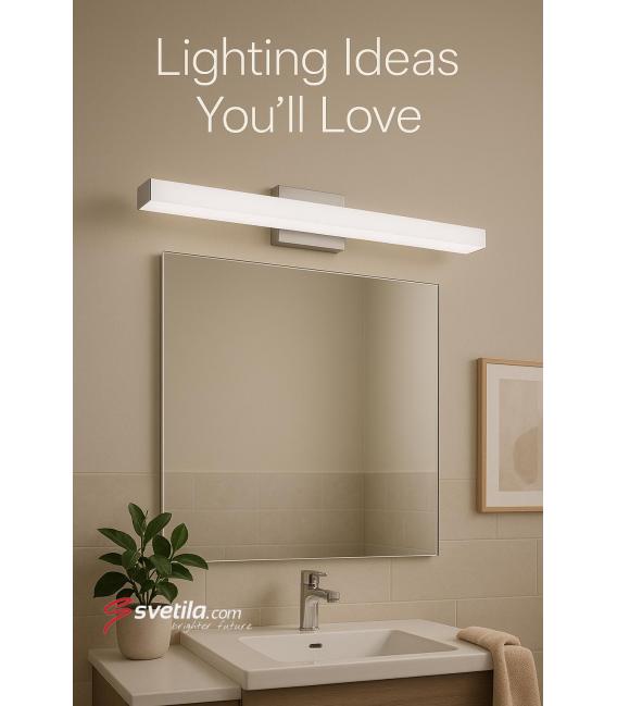 Applique LED résistante à l'eau 12W Chrome NW – Photo
