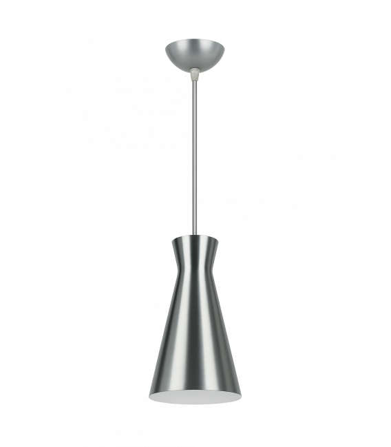 VERONE 12 Luz Colgante Metal Plateado Cepillado – foto