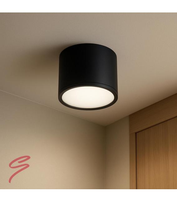 LED-Deckenleuchte ROLEN 7W NW - Schwarz – foto