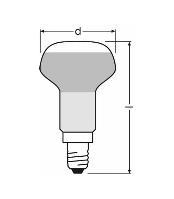 Lampadina Concentra R50 25W E14 – Foto