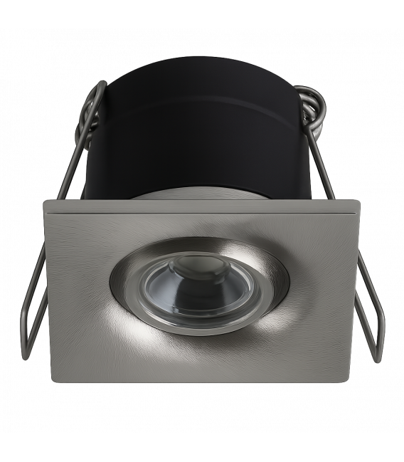 GOL D 1.6W NW LED Recessed Light Decorative, Matt Chrome – photo