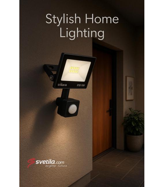 LED spotlight with motion sensor 10W Grey NW – photo