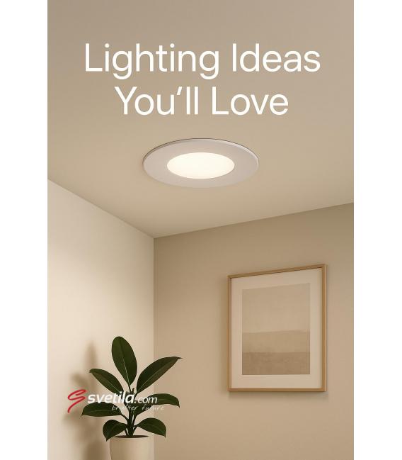 Recessed LED Downlight SLIM C 3W White CW – photo