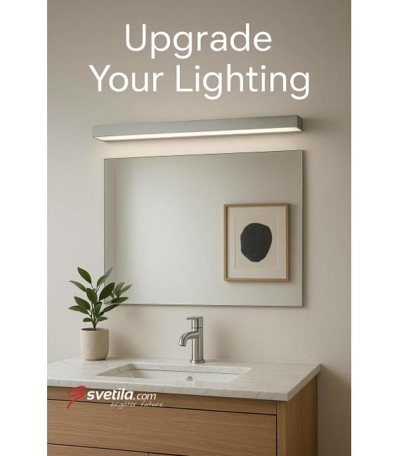 Moderne wasserdichte Wand-LED-Leuchte 14W Silber NW - Badezimmerbeleuchtung – foto