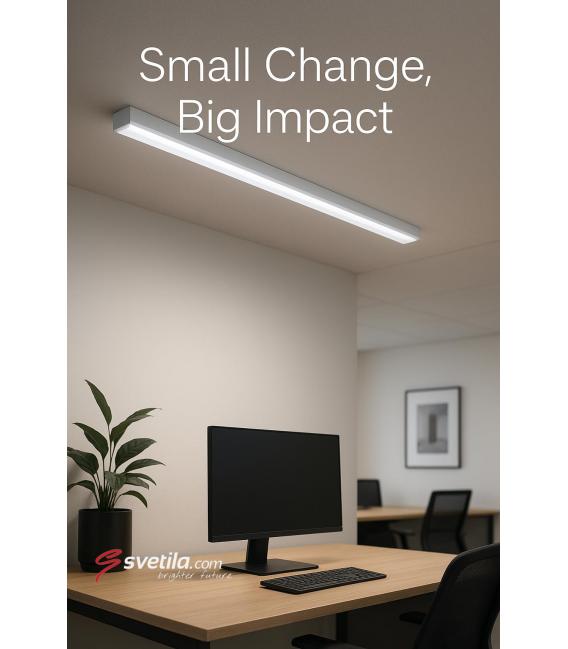Linear LED Luminaire POGO 2x36W - Classic Indoor – photo