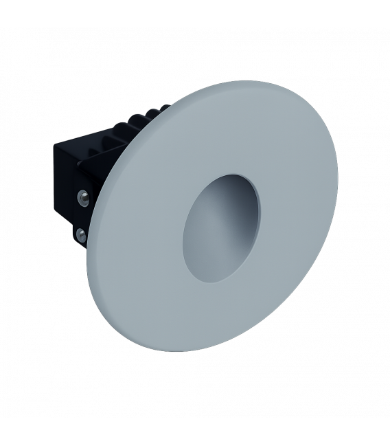 AZYL C 1.6W NW LED Recessed Wall Light Grey – photo