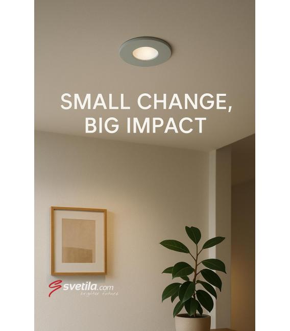 AZYL C 1.6W NW LED Applique encastrée Gris – Photo