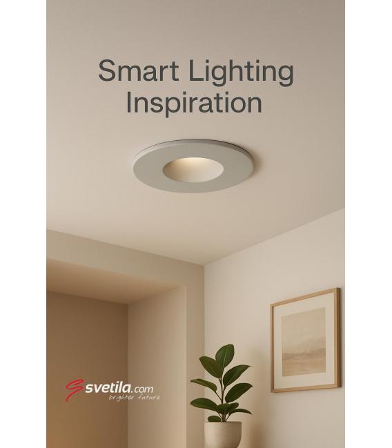 AZYL C 1.6W NW LED Aplique Empotrable Gris – foto