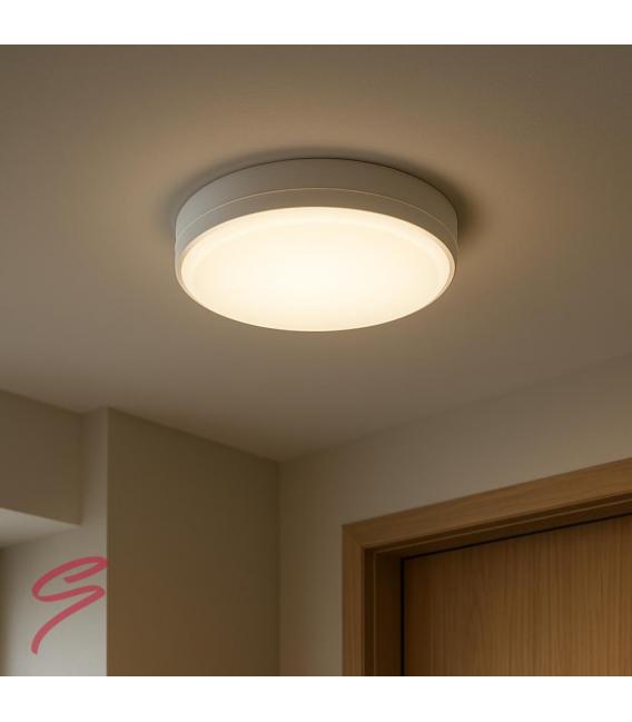 MONTE 60 MILK D E27 Blanco - Luminaria IP65 Singular y Elegante – foto