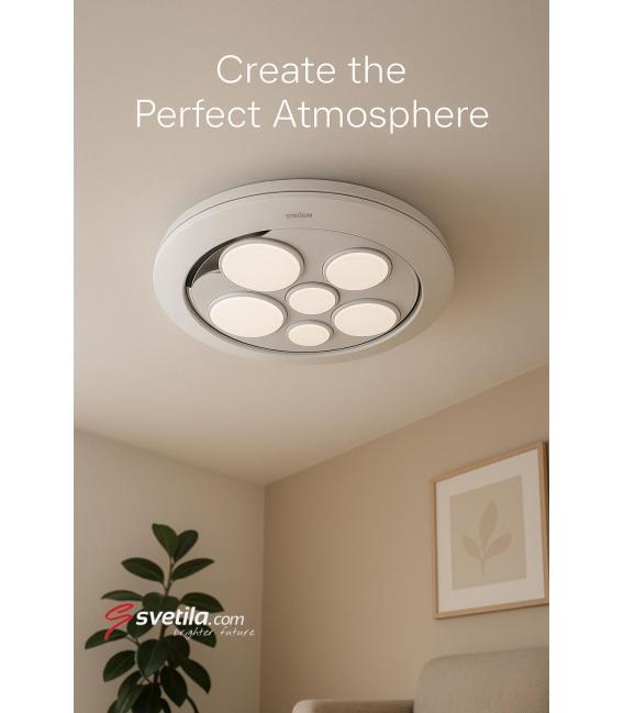Plafonnier LED DROPS C 48W - Luminaires télécommandés – Photo
