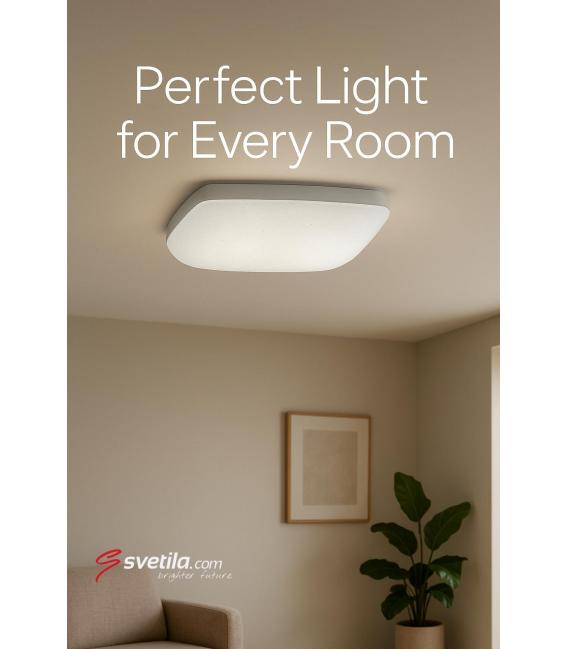 Apparecchio LED da soffitto SPARTA D 48W NW - Resistente all'acqua – Foto
