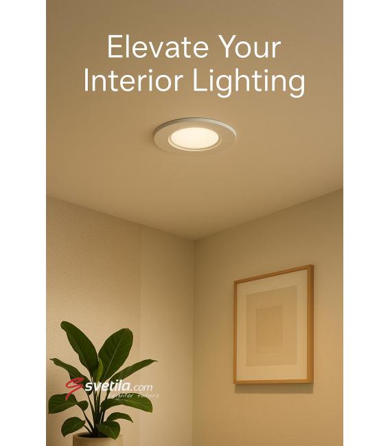 LED-Deckeneinbau-Downlight SLIM IRON C 3W NW – foto