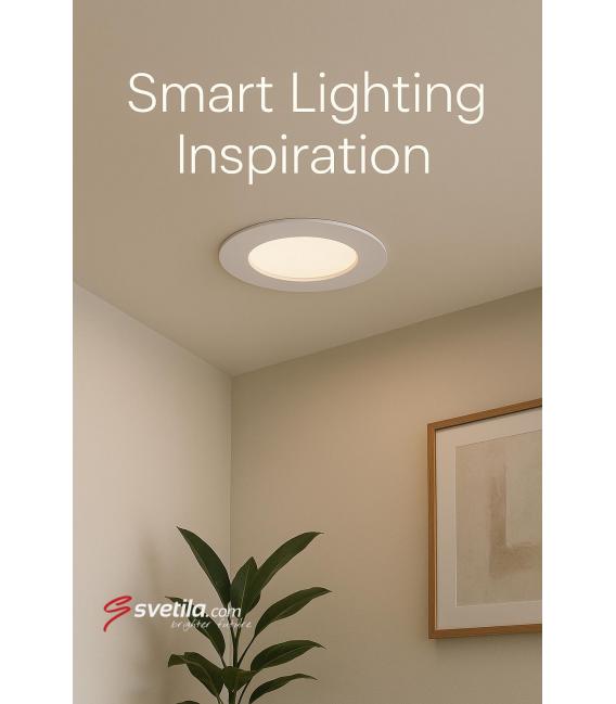 Downlight LED da incasso SLIM C 6W Bianco CW – Foto