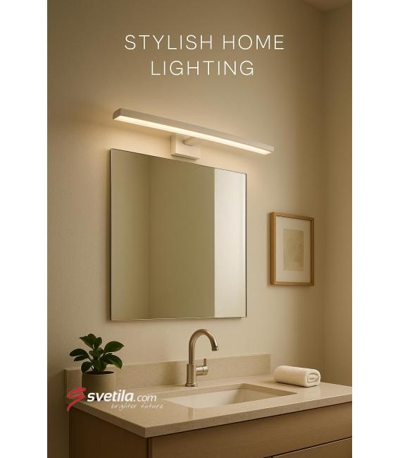 Water-Resistant LED Wall Luminaire MAMBA 8W White NW – photo