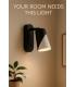 ZEBRA WLL GU10 noir / blanc, avec interrupteur 13619-39143