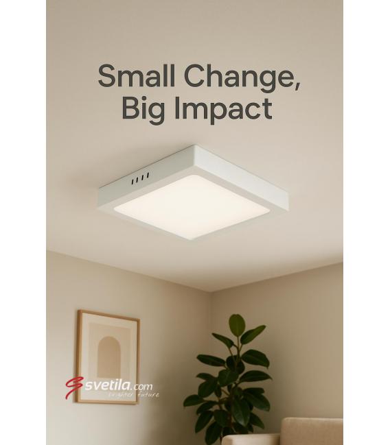 Luminaria LED de techo MARTIN D 24W NW - Blanco – foto