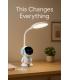 LED BINAR blanca, luminosidad y luz blanca regulables, reloj 13573-39170