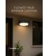 LED PABLO C 12W NW temno siva, odporna na prah, vodoodporna 12348-39188