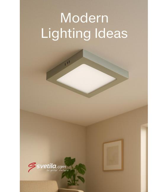 Ceiling LED Luminaire MARTIN D 6W NW - Matt Chrome – photo