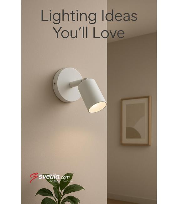 UNO E27 1C Bianco - Soluzione illuminotecnica elegante – Foto