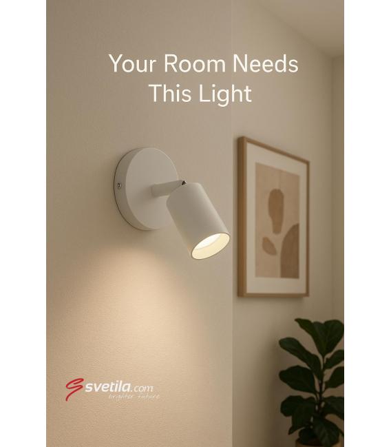 UNO E27 1C White Luminaire - Solution d'éclairage élégante – Photo