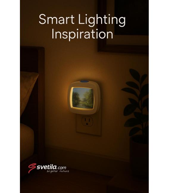 LED-Nachtlicht Plug-in TIVI 0,4W Weiß – foto