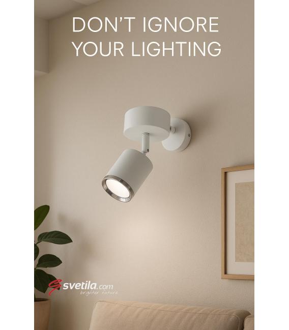 Apparecchio MEGAN SPT GU10 bianco - Soluzione illuminotecnica elegante – Foto