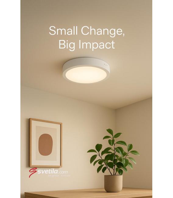 Apparecchio LED a soffitto MARTIN C 18W NW - Bianco – Foto